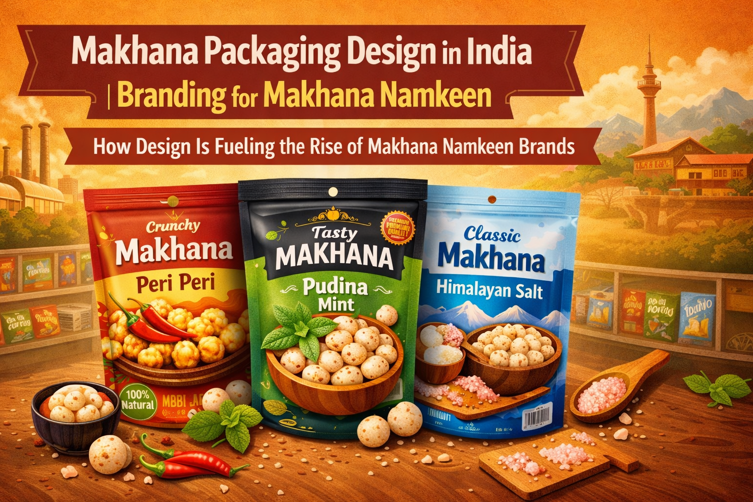 Makhana Package design